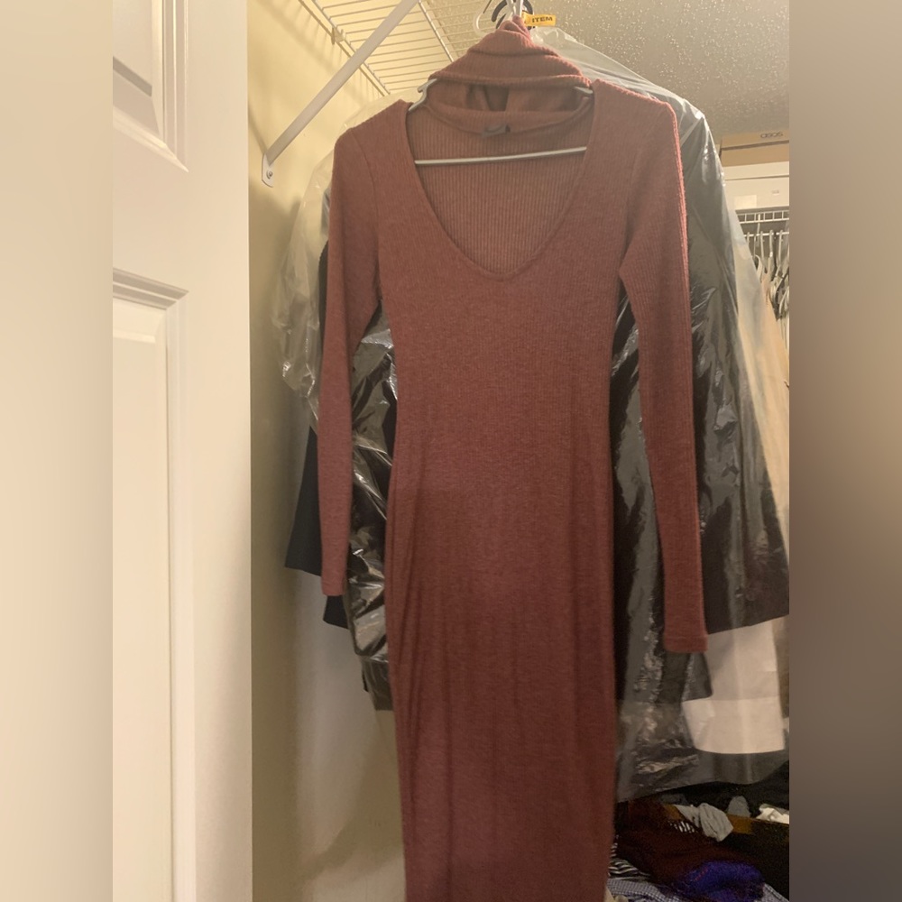 MIDI sweater dress
